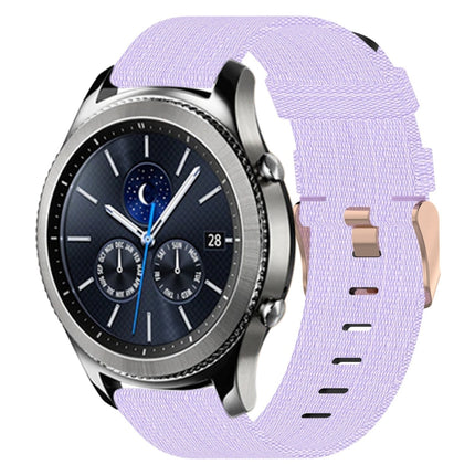 22mm Nylon Woven Watch Band, For Samsung Galaxy Watch3 45mm, For Samsung Galaxy Watch 46mm, For Samsung Gear S3 Classic, For Samsung Gear S3 Frontier - DealBuddy