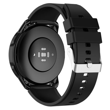 Protruding Head Silicone Strap Silver Buckle, For Samsung Galaxy Watch Active2 40mm/44mm 20mm, For Samsung Galaxy Watch Active 40mm 20mm, For Samsung Galaxy Watch 42mm 20mm, For Samsung Galaxy Gear Sport/S2 Classic 20mm - DealBuddy