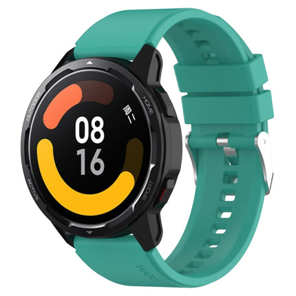 Protruding Head Silicone Strap Silver Buckle, For Samsung Galaxy Watch Active2 40mm/44mm 20mm, For Samsung Galaxy Watch Active 40mm 20mm, For Samsung Galaxy Watch 42mm 20mm, For Samsung Galaxy Gear Sport/S2 Classic 20mm - DealBuddy