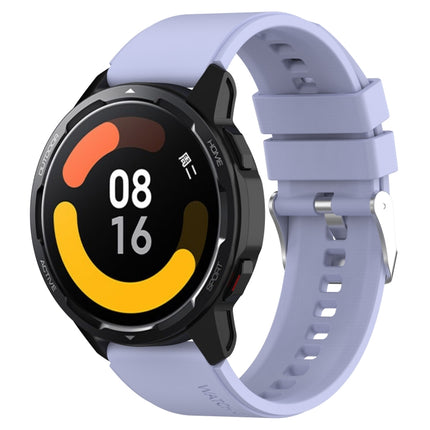 Protruding Head Silicone Strap Silver Buckle, For Samsung Galaxy Watch 46mm 22mm - DealBuddy