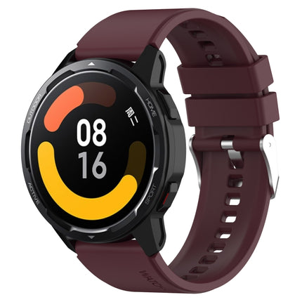 Protruding Head Silicone Strap Silver Buckle, For Samsung Galaxy Watch 46mm 22mm - DealBuddy
