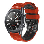 For Samsung Galaxy Watch3 45mm / Red+Black
