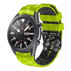 22mm Football Pattern Two-Color Silicone Strap, For Samsung Galaxy Watch3 45mm, For Samsung Galaxy Watch 46mm, For Samsung Gear S3 Classic, For Samsung Gear S3 Frontier - DealBuddy