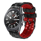 For Samsung Galaxy Watch 46mm / Black+Red
