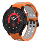 For Samsung Galaxy Watch 5  40mm / Orange+Grey