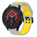 For Samsung Galaxy Watch 5  40mm / Grey+Yellow