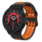 For Samsung Galaxy Watch 5  44mm / Black+Orange