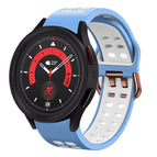 For Samsung Galaxy Watch 5  44mm / Light Blue+White