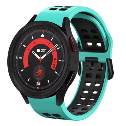 20mm Breathable Two-Color Silicone Watch Band, For Samsung Galaxy Watch 5  40mm, For Samsung Galaxy Watch 5  44mm