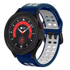 For Samsung Galaxy Watch 5  44mm / Midnight Blue+White