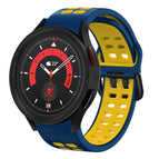 For Samsung Galaxy Watch 5  44mm / Midnight Blue+Yellow