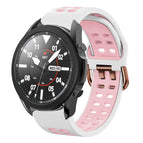 For Samsung Galaxy Watch 5 Pro  45mm / White+Pink