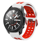 For Samsung Galaxy Watch 5 Pro  45mm / White+Red