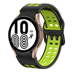 For Samsung Galaxy Watch 4 40mm / Black+Green