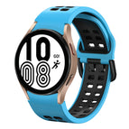 For Samsung Galaxy Watch 4 40mm / Skyblue+Black