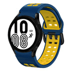 For Samsung Galaxy Watch 4 40mm / Midnight Blue+Yellow