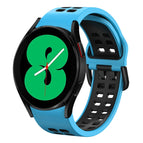 For Samsung Galaxy Watch 4 44mm / Skyblue+Black
