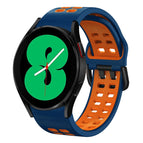 For Samsung Galaxy Watch 4 44mm / Midnight Blue+Orange