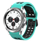 20mm Breathable Two-Color Silicone Watch Band, For Samsung Galaxy Watch 4 Classic 42mm, For Galaxy Watch Active 2 - DealBuddy