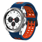 20mm Breathable Two-Color Silicone Watch Band, For Samsung Galaxy Watch 4 Classic 42mm, For Galaxy Watch Active 2 - DealBuddy