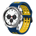 20mm Breathable Two-Color Silicone Watch Band, For Samsung Galaxy Watch 4 Classic 42mm, For Galaxy Watch Active 2 - DealBuddy