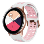For Galaxy Watch Active 2 / White+Pink