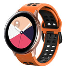 For Galaxy Watch Active 2 / Orange+Black