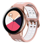 For Galaxy Watch Active 2 / Pink+White