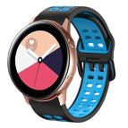 For Galaxy Watch Active 2 / Black+Blue