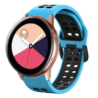 For Galaxy Watch Active 2 / Skyblue+Black