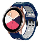 For Galaxy Watch Active 2 / Midnight Blue+White