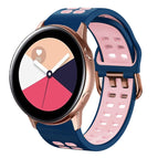 For Galaxy Watch Active 2 / Midnight Blue+Pink