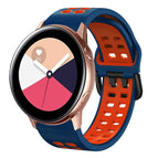 For Galaxy Watch Active 2 / Midnight Blue+Red