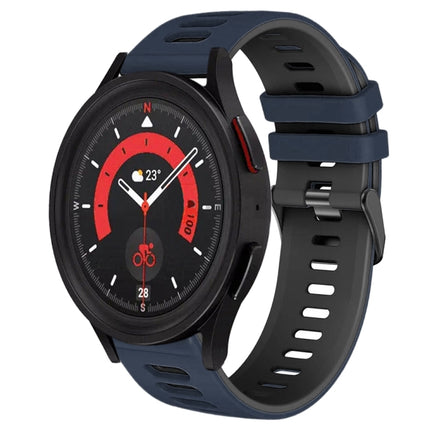 20mm Two-Color Silicone Watch Band, For Samsung Galaxy Watch 5  40mm, For Samsung Galaxy Watch 5  44mm - DealBuddy