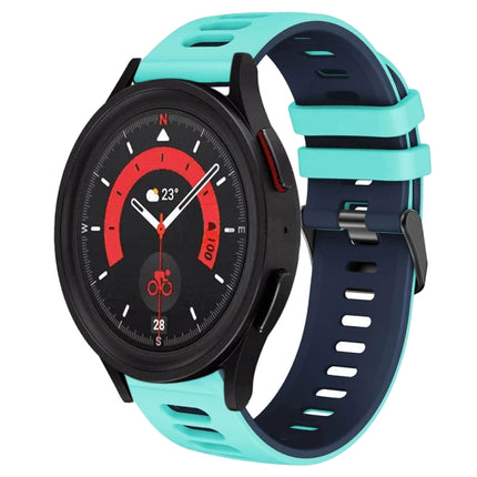 20mm Two-Color Silicone Watch Band, For Samsung Galaxy Watch 5  40mm, For Samsung Galaxy Watch 5  44mm - DealBuddy
