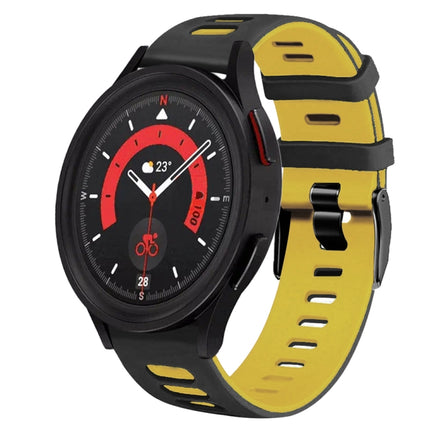 20mm Two-Color Silicone Watch Band, For Samsung Galaxy Watch 5  40mm, For Samsung Galaxy Watch 5  44mm - DealBuddy