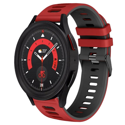 20mm Two-Color Silicone Watch Band, For Samsung Galaxy Watch 5  40mm, For Samsung Galaxy Watch 5  44mm - DealBuddy