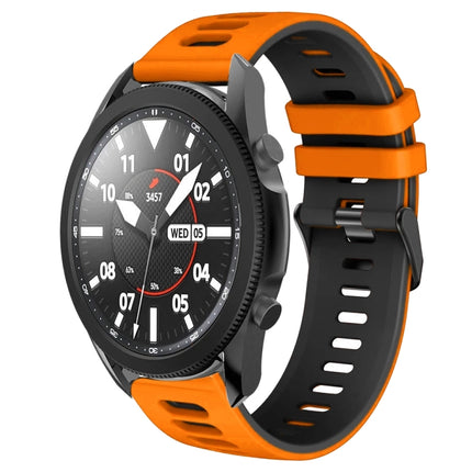20mm Two-Color Silicone Watch Band, For Samsung Galaxy Watch 5 Pro  45mm, For Samsung Galaxy Watch 4 40mm - DealBuddy