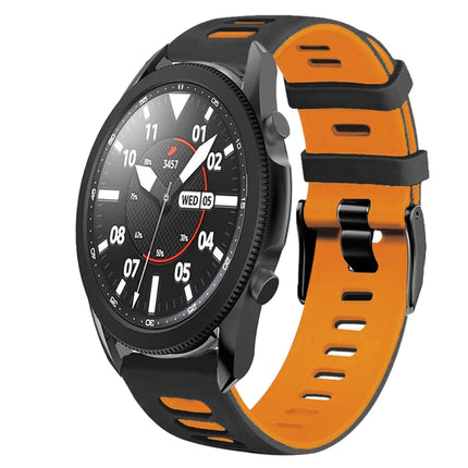 20mm Two-Color Silicone Watch Band, For Samsung Galaxy Watch 5 Pro  45mm, For Samsung Galaxy Watch 4 40mm - DealBuddy