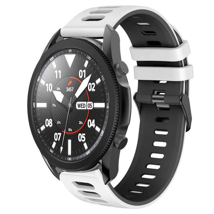 20mm Two-Color Silicone Watch Band, For Samsung Galaxy Watch 5 Pro  45mm, For Samsung Galaxy Watch 4 40mm - DealBuddy
