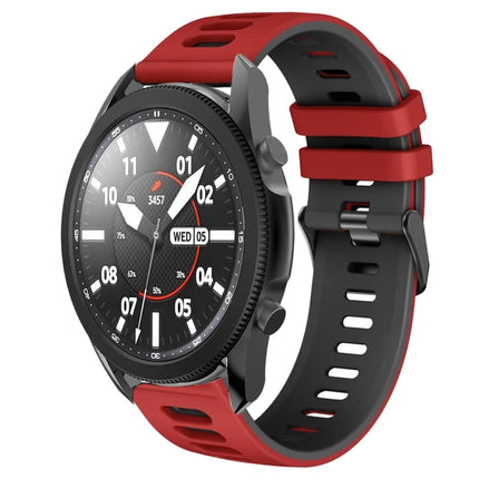 20mm Two-Color Silicone Watch Band, For Samsung Galaxy Watch 5 Pro  45mm, For Samsung Galaxy Watch 4 40mm - DealBuddy