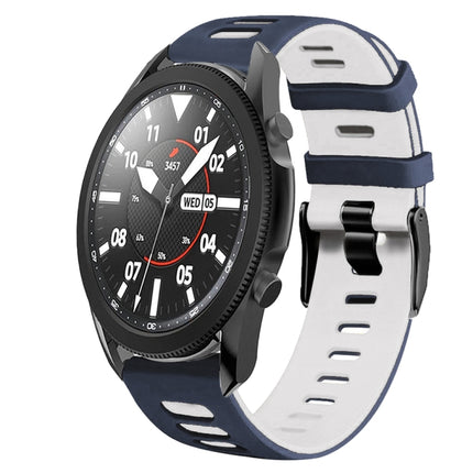 20mm Two-Color Silicone Watch Band, For Samsung Galaxy Watch 5 Pro  45mm, For Samsung Galaxy Watch 4 40mm - DealBuddy