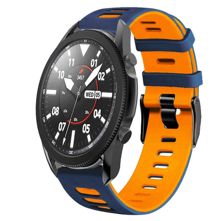 20mm Two-Color Silicone Watch Band, For Samsung Galaxy Watch 5 Pro  45mm, For Samsung Galaxy Watch 4 40mm - DealBuddy
