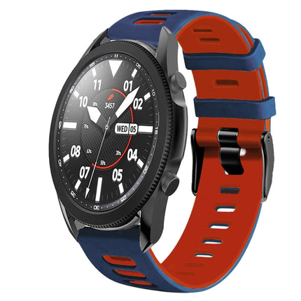 20mm Two-Color Silicone Watch Band, For Samsung Galaxy Watch 5 Pro  45mm, For Samsung Galaxy Watch 4 40mm - DealBuddy