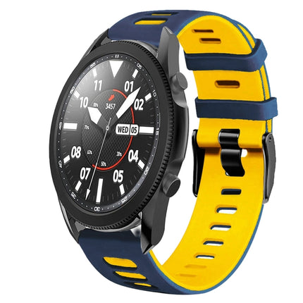 20mm Two-Color Silicone Watch Band, For Samsung Galaxy Watch 5 Pro  45mm, For Samsung Galaxy Watch 4 40mm - DealBuddy