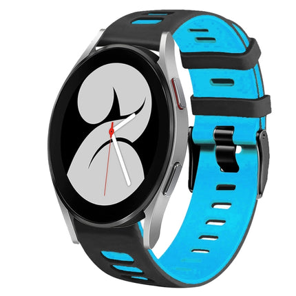 20mm Two-Color Silicone Watch Band, For Samsung Galaxy Watch 5 Pro  45mm, For Samsung Galaxy Watch 4 40mm - DealBuddy
