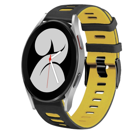 20mm Two-Color Silicone Watch Band, For Samsung Galaxy Watch 5 Pro  45mm, For Samsung Galaxy Watch 4 40mm - DealBuddy