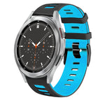 For Samsung Galaxy Watch 4 Classic 46mm / Black+Blue