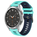 For Samsung Galaxy Watch 4 Classic 46mm / Mint Green + Blue