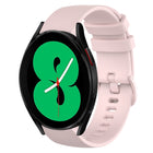 20mm Plaid Solid Color Silicone Watch Band, For Samsung Galaxy Watch4 44mm, For Samsung Galaxy Watch4 Classic 46mm, For Samsung Galaxy Watch4 Classic 42mm, For Samsung Galaxy Watch Active 2 - DealBuddy